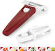 Borner Schäler Multi Set 3Stücke Weiß Rot
