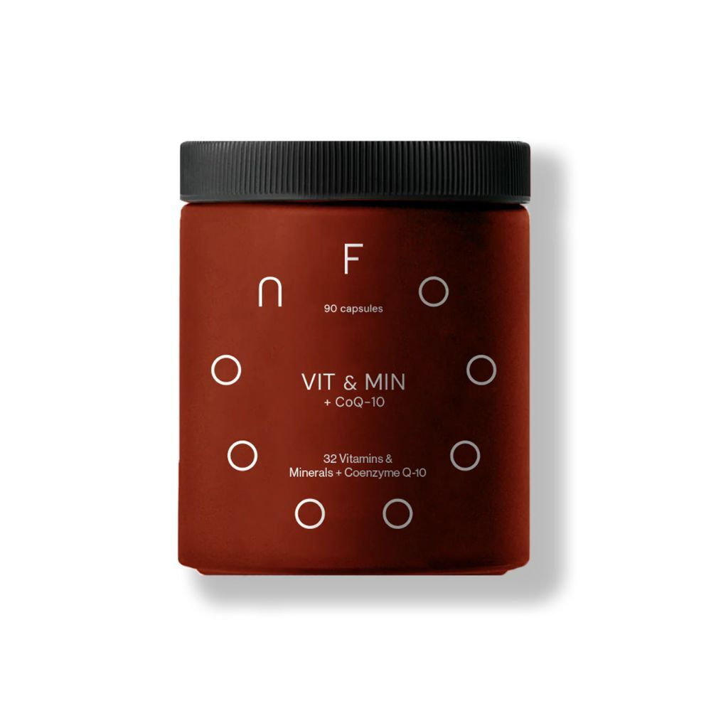 Amhes Fooon VIT & MIN + CoQ-10 Πολυβιταμίνη για Ενέργεια, Ενίσχυση του Ανοσοποιητικού & τα Μαλλιά 90 κάψουλες
