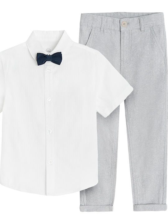 Kids' Set with Pants Summer 2pcs White