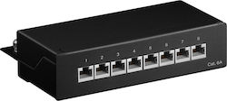 Goobay Patch Panel Shielded 12 Θυρών Μαύρο