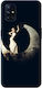 Oneplus Nord 10 Frau im Mond Transparente Silikon TPU Hülle