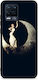 Realme 8 Woman In Moon Black Glossy Θήκη