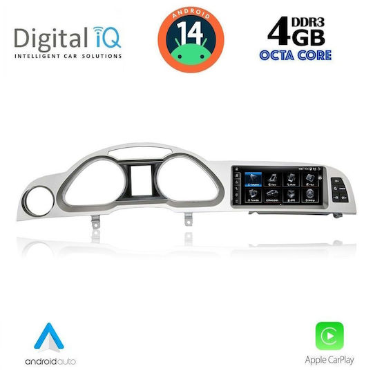 Digital IQ Ηχοσύστημα Αυτοκινήτου για Audi A6 2009-2011 (Bluetooth/USB/WiFi/GPS/Apple-Carplay/Android-Auto) με Οθόνη Αφής 8.8"