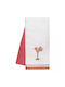 Beauty Home Geschirrtuch aus 100% Baumwolle in Orange Farbe 40x60cm 2Stück