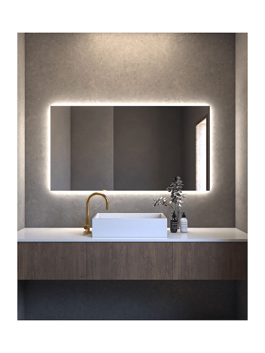 Square Project Τετράγωνος Καθρέπτης Μπάνιου Led...