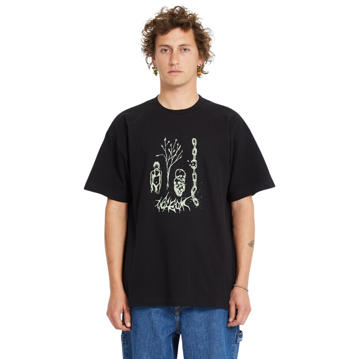 Volcom T-shirt Black A4312552-BLK