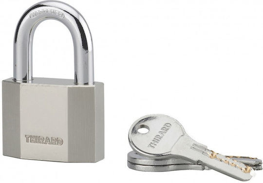 Thirard Steel Padlock Brass with Key 50mm 1pcs