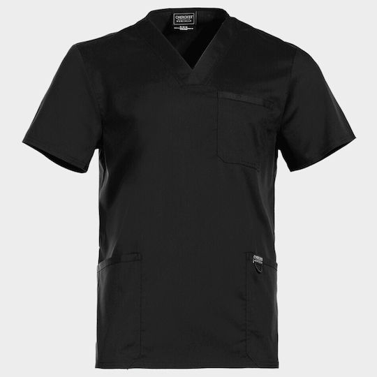 Cherokee WWE670 Male Medical Blouse Black