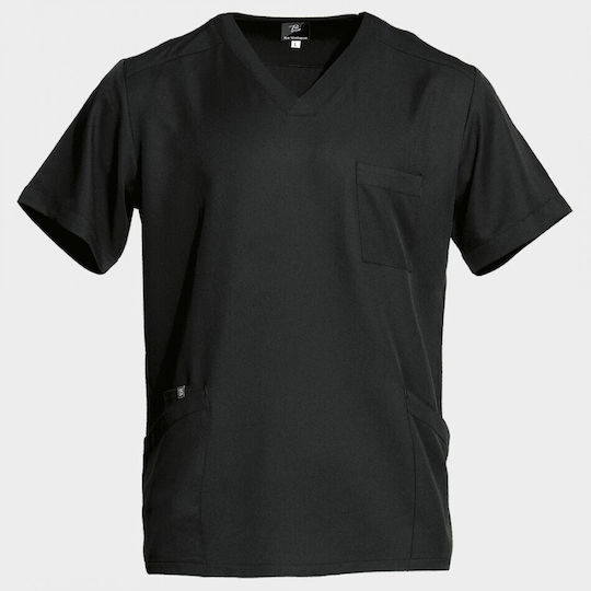 Be Unique Unisex Black Medical Blouse