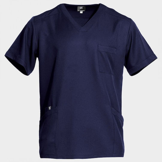 Be Unique Unisex Navy Blue Medical Blouse