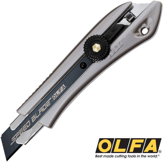 Olfa Ltd-l-lfb Επαγγελματική Φαλτσετα Αλουμινίου 18mm Βίδα Speed Blade
