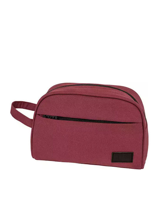 Polo Beauty Case Necessity Toiletry Bag Bordeau...