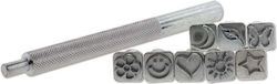 Beadsmith T4910 Set of 8 Leather Stamps Funtime
