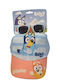 Childrenland Kids' Hat Jockey Fabric Light Blue
