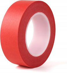 Rosfix Redline Pro 50mm X 50m – Red Painting Tape Professional Acrylic Adhesive Easy Removal Painting Surface Protection