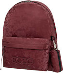 Polo Rucksack Cozy Schulranzen Rucksack Junior High-High School Bordeaux mit Flaschenhalter 20Liter 9-02-068-3300 2025