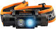 Powerful Dulotec H4 Pro V2.0 Headlamp + 3400 mAh Battery White Blue Light