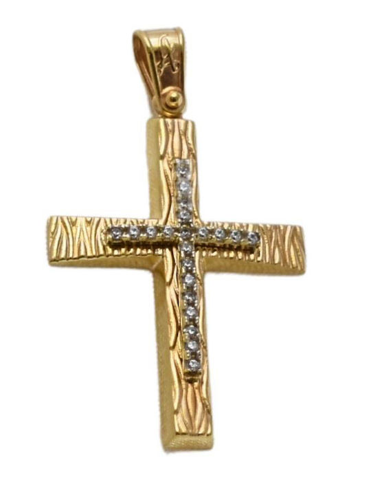 Gatsa Women's Gold Cross 14K