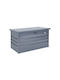 Deuba Cutie de depozitare pentru exterior Metalic 360lt Gri L120xW62xH63buc