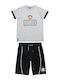 Kids' Set with Shorts Summer 2pcs Gray