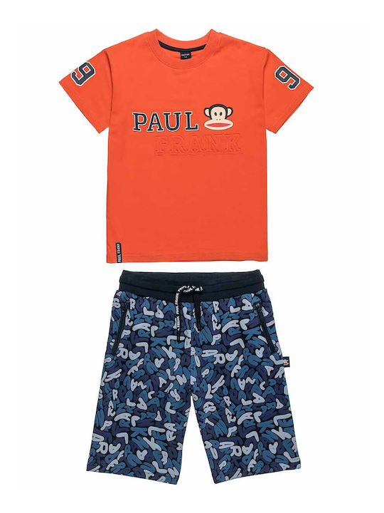 Kids' Set with Shorts Summer 2pcs Orange