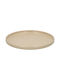 ArteLibre Plate Shallow Ceramic Beige with Diameter 26.5cm