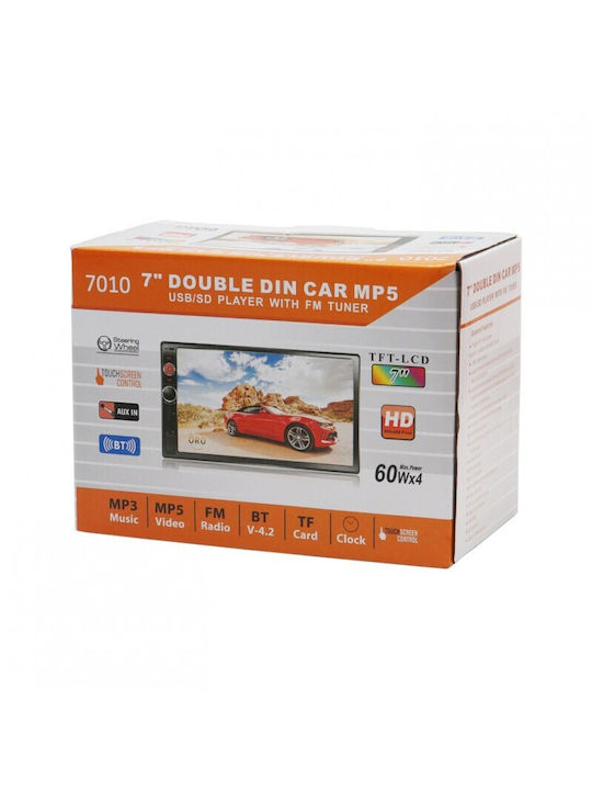Sistem Audio Auto 2DIN (Bluetooth/USB) cu Ecran Tactil 7"