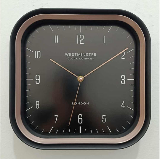 Oriana Ferelli Wall Clock Plastic Black Ø30.5cm