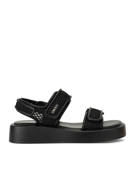 DKNY Llano Black Sandals