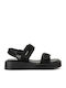 Llano Women's Flat Sandals in Black Color