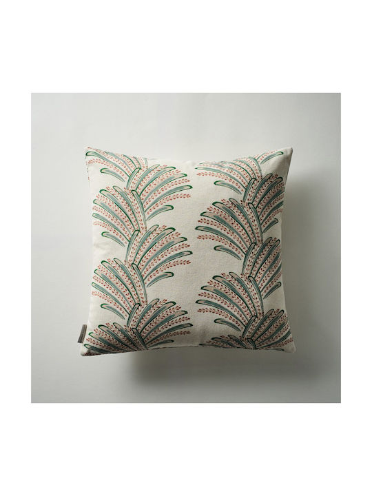Gofis Home Decorative Pillow Case from 100% Cotton Fresh Aqua 43x43cm