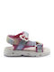 Kinder Sandalen mit Klettverschluss & Lichtern Fuchsie