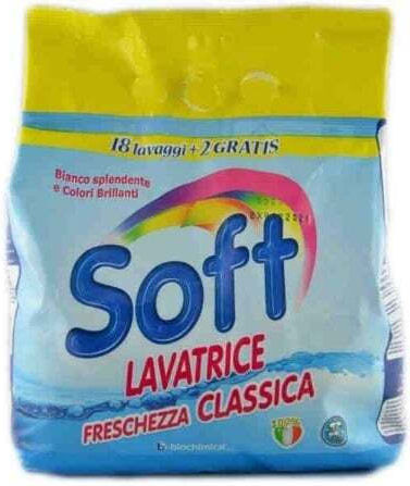 Soft Απορρυπαντικό Ρούχων σε Σκόνη (18 Μεζούρες)