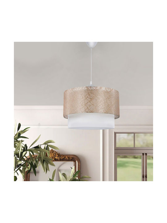 Megapap Whitehouse Pendant Light Gold-White wit...