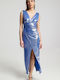 Maxi Dress for Wedding - Christening Blue