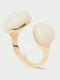 P D Paola Damen Ring mit Steinen aus Silber Vergoldet