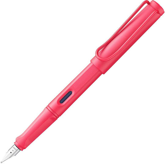 Lamy Safari Pană de Scris Medium Neagră din Plastic cu Cerneală Neagră