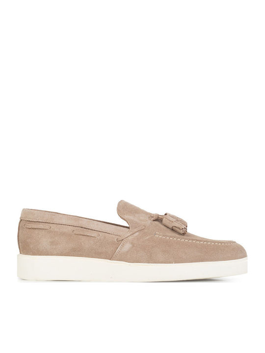 Sigotto Wildleder Herren Mokassins in Beige Farbe
