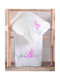 Rythmos Miffy Baby Sheets Set Crib Cotton Pink 100x160cm 3pcs
