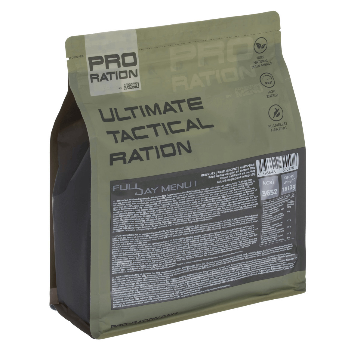 Ration De Combat MRE US 03/2027 Menu 4 - Neuf - Parfait Pour Bushcraft, Survie, Résilience