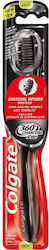Colgate Четка за зъби Среден Charcoal Black