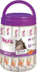 Truly Creamy Lickable Shrimp Codfish 420g Cat Treats & Snacks