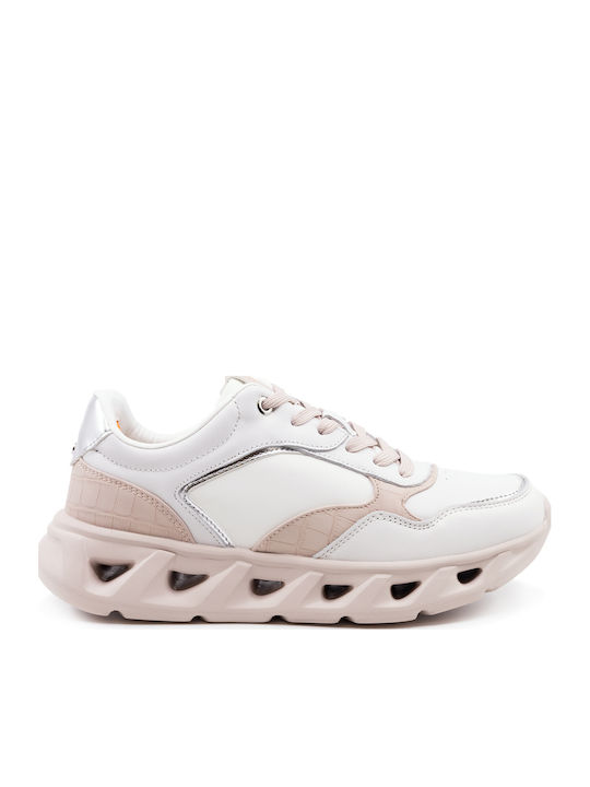 Γυναικεία Ανατομικά Sneakers Λευκά
