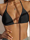 Triangle Bikini Top Black