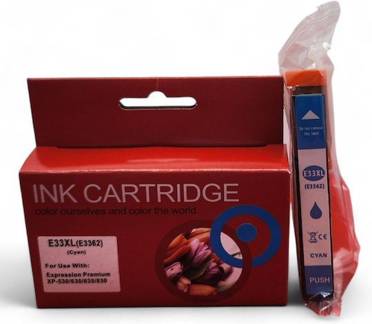 Compatible Inkjet Printer Ink Epson C13T33624012 Cyan 1pcs