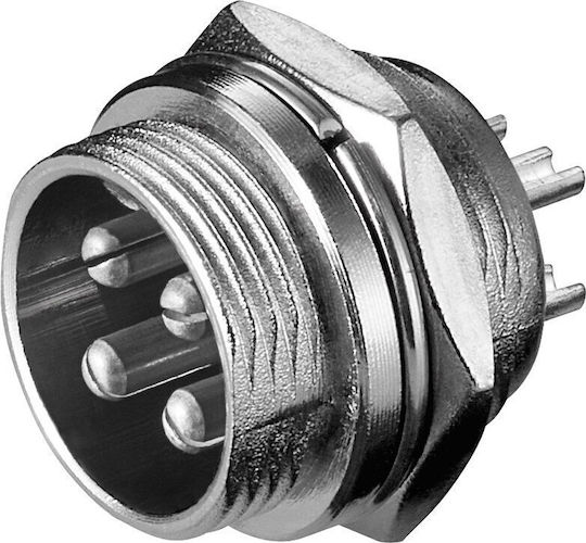 Goobay Mikrofon-Chassis-Stecker 4-polig 10 Stk 11232