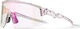 Rockbros Cycling Glasses with Pink Frame & Photochromic / Transparent Lenses
