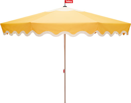 Aluminium-Garten- und Terrassen-Sonnenschirm Pensol Gelbe 3,5x3,5 m