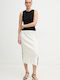 Φούστα Ivory/black