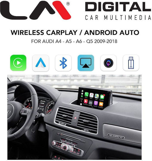 LM Digital Car Audio System for Audi A4 / A5 / A6 / Q5 2009 - 2018 (Bluetooth/USB/WiFi/GPS/Apple-Carplay/Android-Auto)